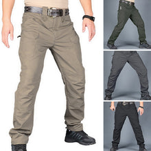 Load image into Gallery viewer, Men's Tactical Pants Casual Spring Lightweight Water-Resistant Hiking Trousers Outdoor Ridge Cargo Sweatpants Long Homme Pants
