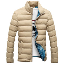 Load image into Gallery viewer, Winter Jacket Men 2020 Fashion Stand Collar Male Parka Jacket Mens Solid Thick Jackets and Coats Man Winter Parkas M-6XL