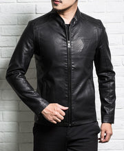 Load image into Gallery viewer, Men genuine leather jacket 2019 new spring and autumn slim zipper male split leather jacket teenager boy black brown P05
