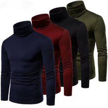 Load image into Gallery viewer, Korea Mens Cotton Turtle Neck Turtleneck Sweater Stretch jumper M L XL 2XL
