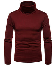 Load image into Gallery viewer, Korea Mens Cotton Turtle Neck Turtleneck Sweater Stretch jumper M L XL 2XL
