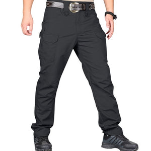 Men's Tactical Pants Casual Spring Lightweight Water-Resistant Hiking Trousers Outdoor Ridge Cargo Sweatpants Long Homme Pants