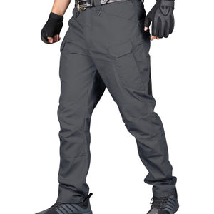 Men's Tactical Pants Casual Spring Lightweight Water-Resistant Hiking Trousers Outdoor Ridge Cargo Sweatpants Long Homme Pants
