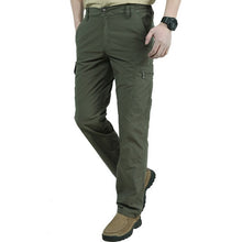 Load image into Gallery viewer, Men&#39;s Tactical Pants Casual Spring Lightweight Water-Resistant Hiking Trousers Outdoor Ridge Cargo Sweatpants Long Homme Pants
