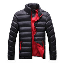 Load image into Gallery viewer, Winter Jacket Men 2020 Fashion Stand Collar Male Parka Jacket Mens Solid Thick Jackets and Coats Man Winter Parkas M-6XL

