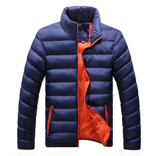 Load image into Gallery viewer, Winter Jacket Men 2020 Fashion Stand Collar Male Parka Jacket Mens Solid Thick Jackets and Coats Man Winter Parkas M-6XL
