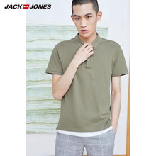 Load image into Gallery viewer, JackJones Men&#39;s Solid Color Cotton Turn-down Collar Polo Shirt Menswear 219106516
