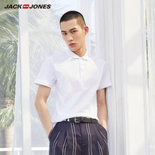 Load image into Gallery viewer, JackJones Men&#39;s Solid Color Cotton Turn-down Collar Polo Shirt Menswear 219106516
